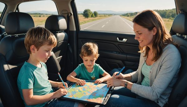 Comment occuper les enfants pendant un long voyage ?