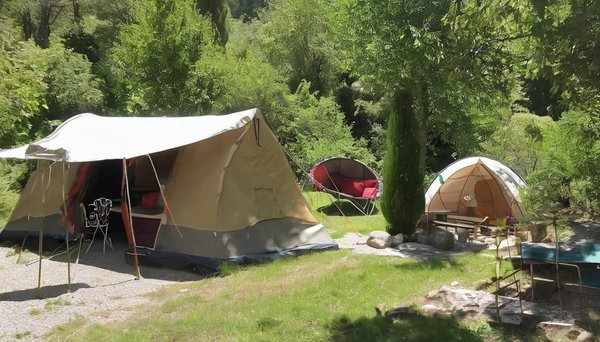 Hébergement authentique en camping dans les cévennes