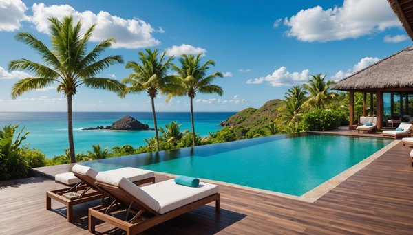 Louer villa piscine île maurice informations : séjour